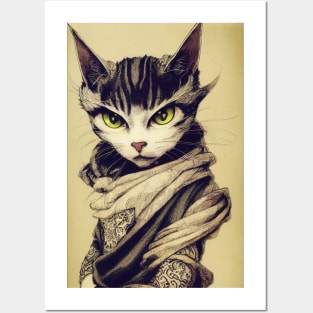 A noble cat Posters and Art